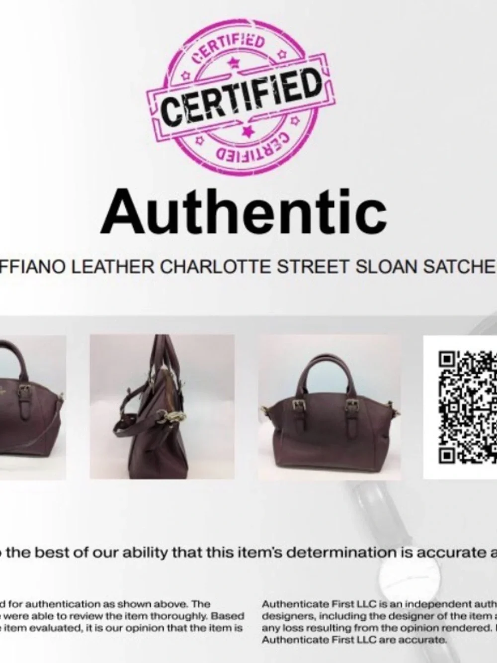 kate spade Plum-Red Dome Satchel with Gold Hardware